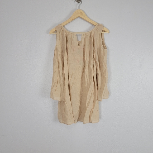 Krazy Kat Embroidered Cold Shoulder Flowy Top Size XXL - Picture 5 of 14
